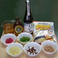 天ぷら粉で作る　たこ焼きの材料